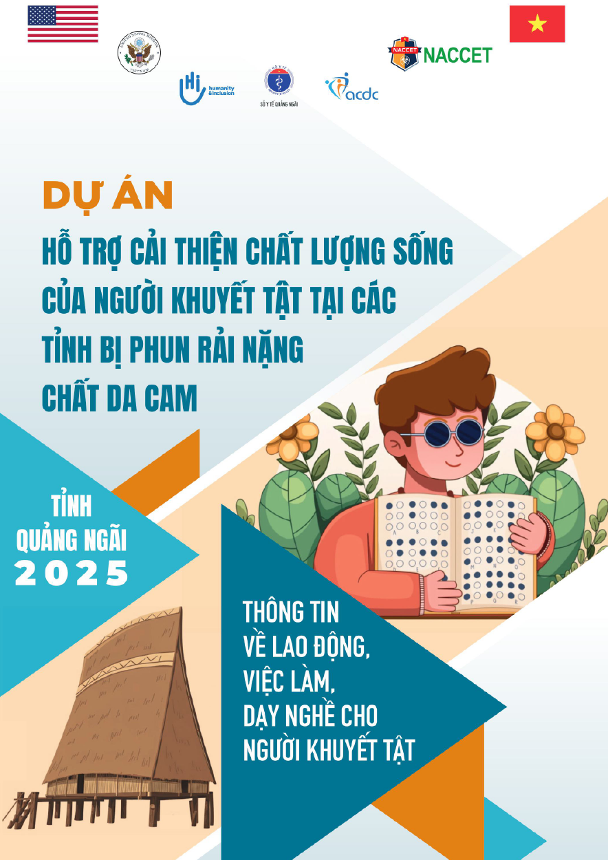 Thông tin về lao động, việc làm, dạy nghề cho người khuyết tật tỉnh Quảng Ngãi